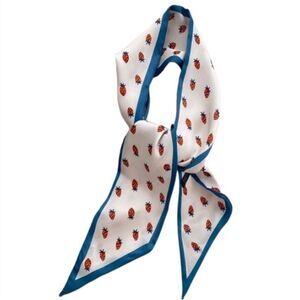 Strawberry Print Hair Scarf Purse TwillyScarf